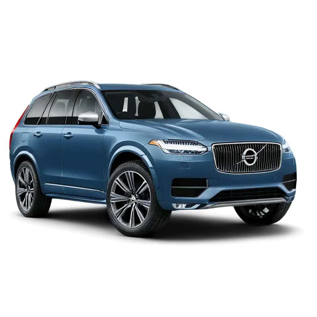 Volvo-XC90-Blue-Front-View-PNG-with-Enhanced-Lighting-for-Clear-Visual-Appeal