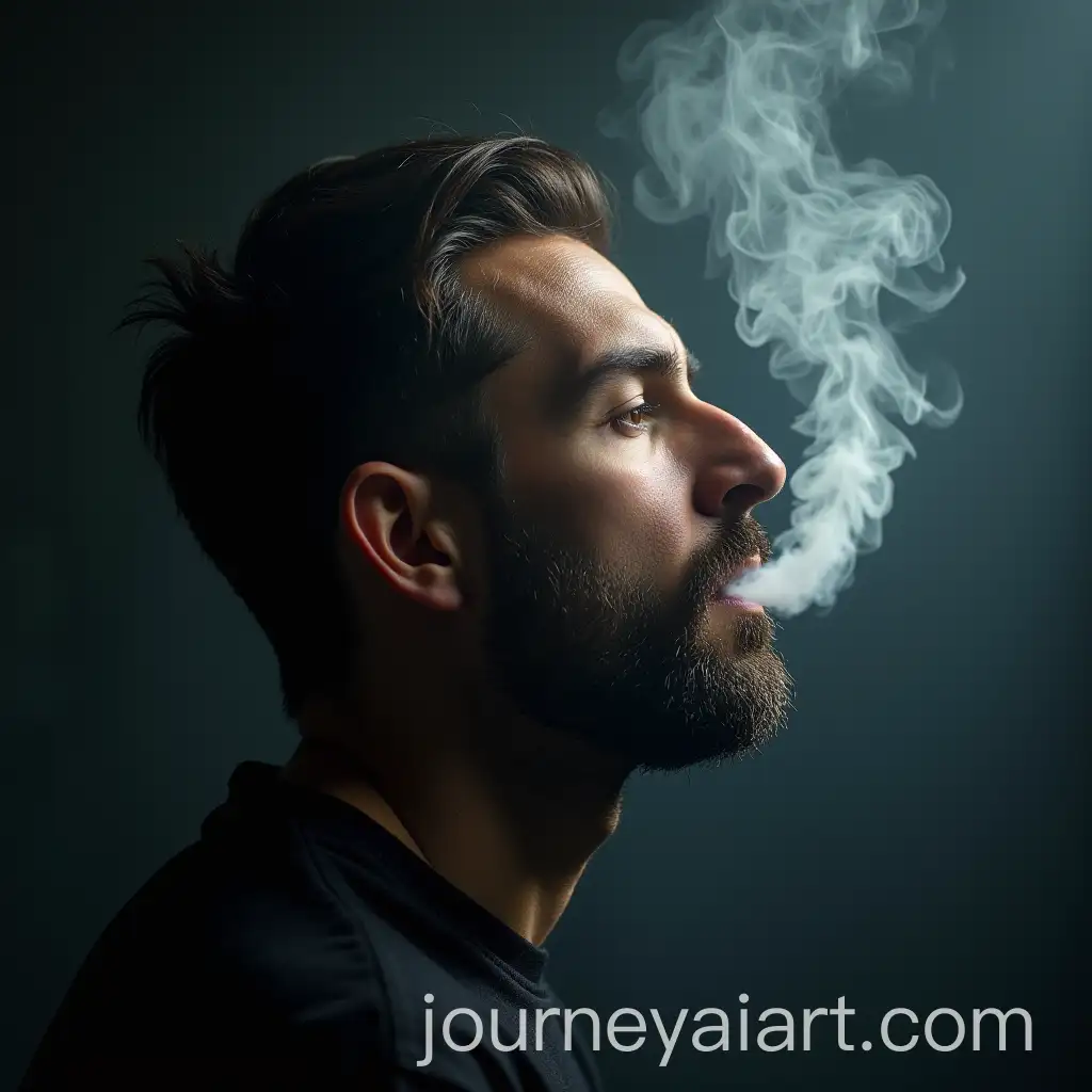 Man-Breathing-with-Focus-on-Expression-and-Detail