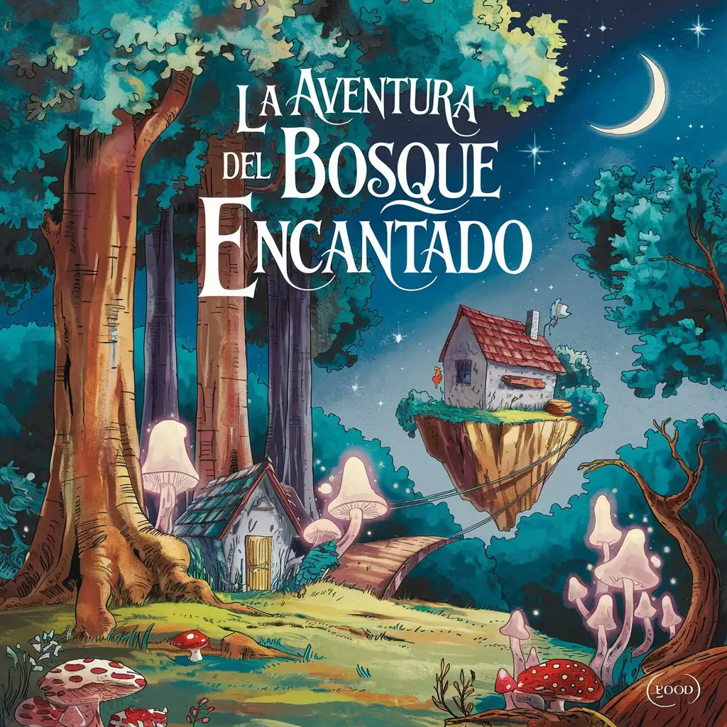 cover that represents 'The Adventure of the Enchanted Forest'