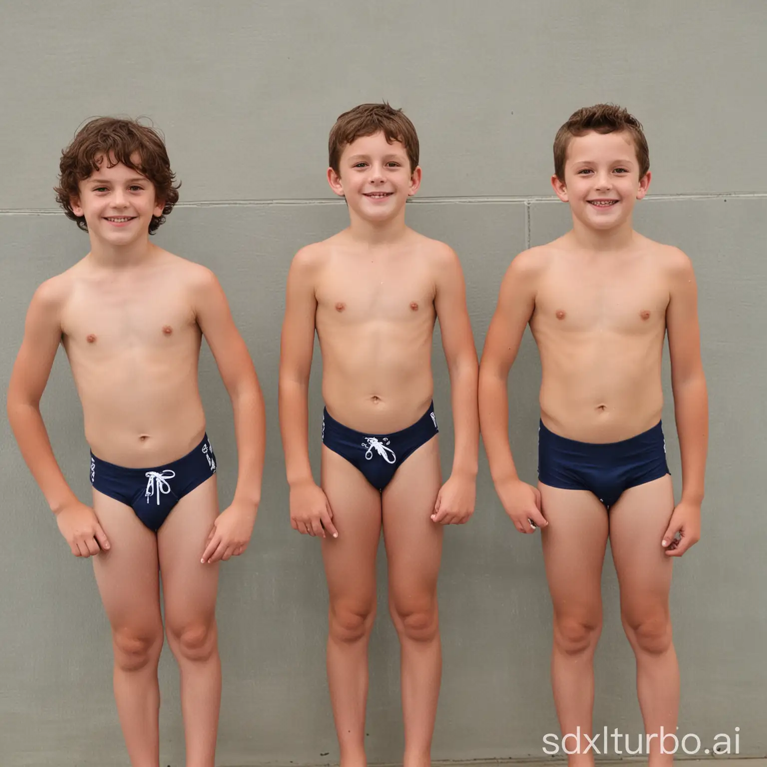 Boys-Swimming-in-a-Tranquil-Lake-Scene