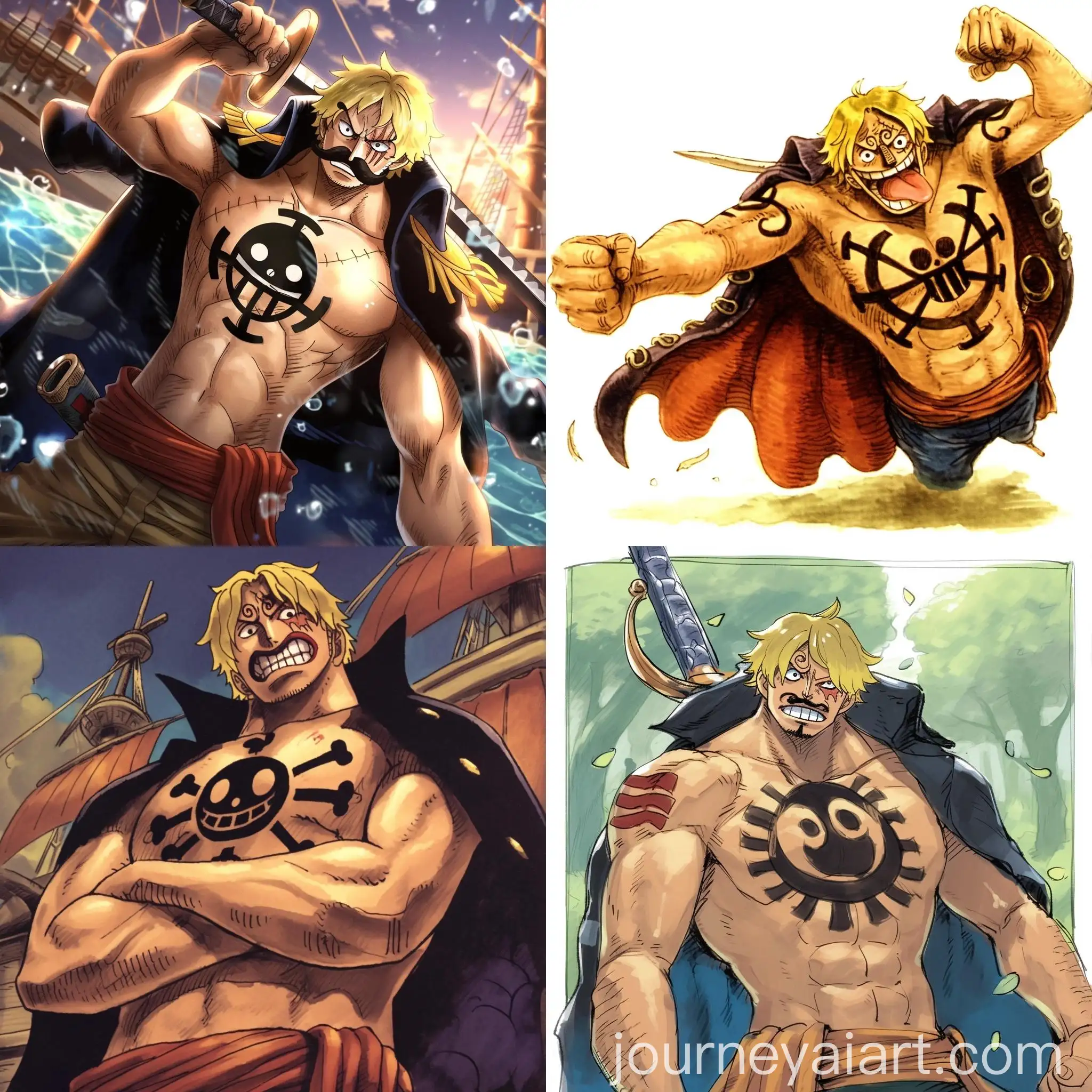 Watercolor-Manga-Pirate-Character-from-One-Piece