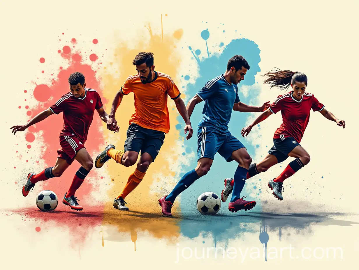 Dynamic-Soccer-Players-in-Action-with-Abstract-Energy-and-Bold-Colors