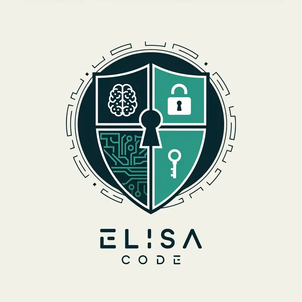 LOGO-Design-for-ELISA-CODE-Vector-Shield-Symbolizing-Cybersecurity-on-Clear-Background