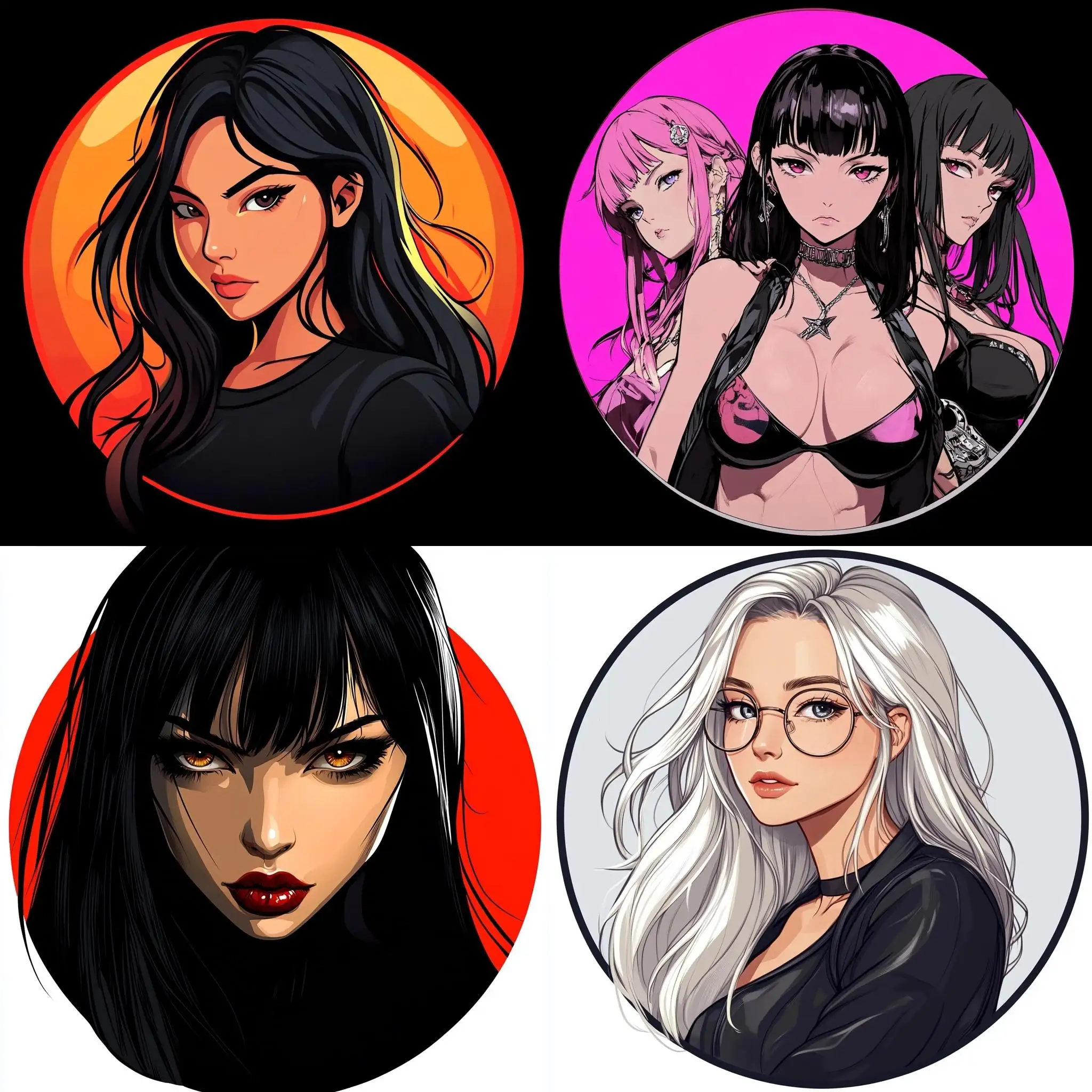 Anime-Girls-Representing-Kazakh-and-Russian-Cultures-in-Newtarman-Group-Logo