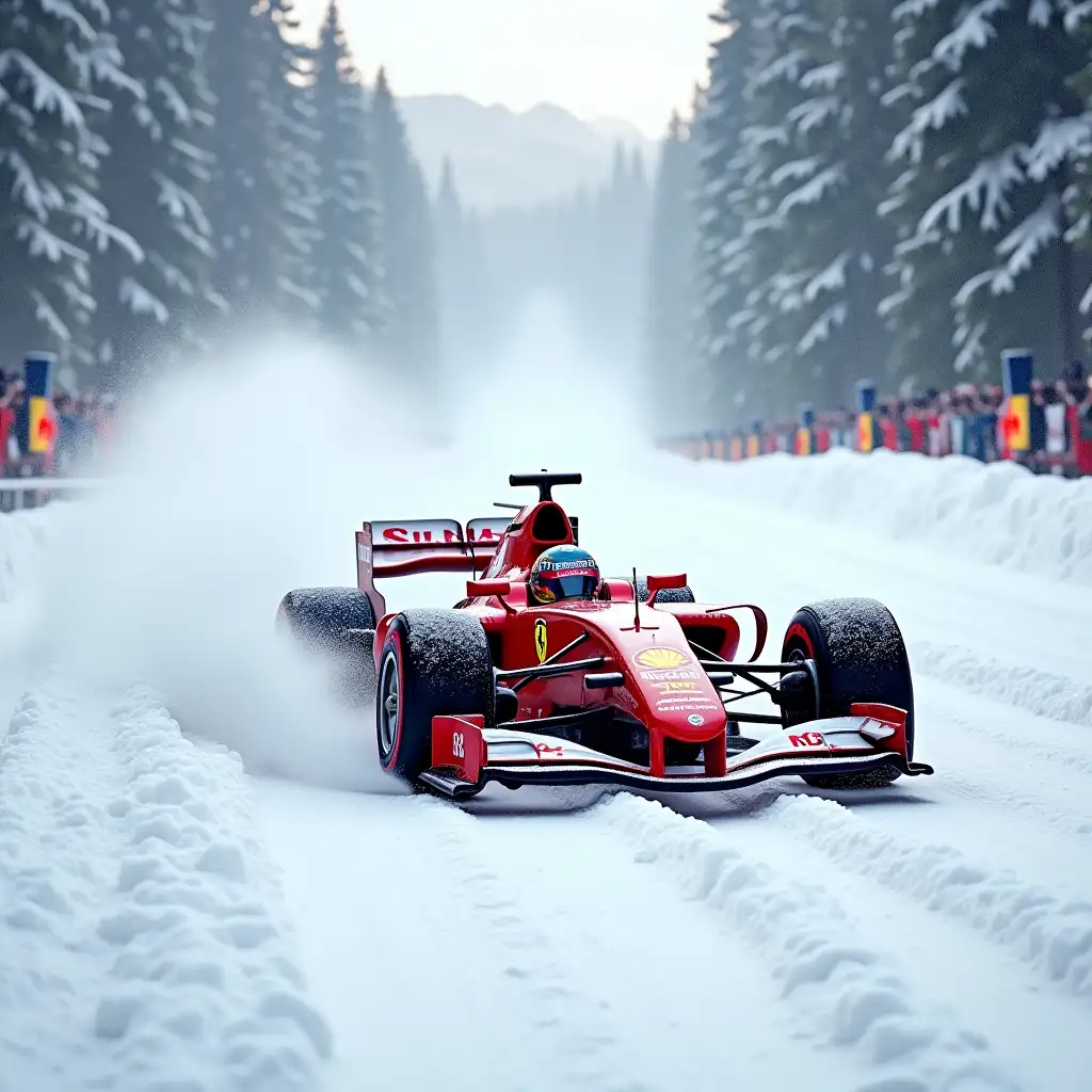 user_prompt: formula 1 raikkonen rally snow