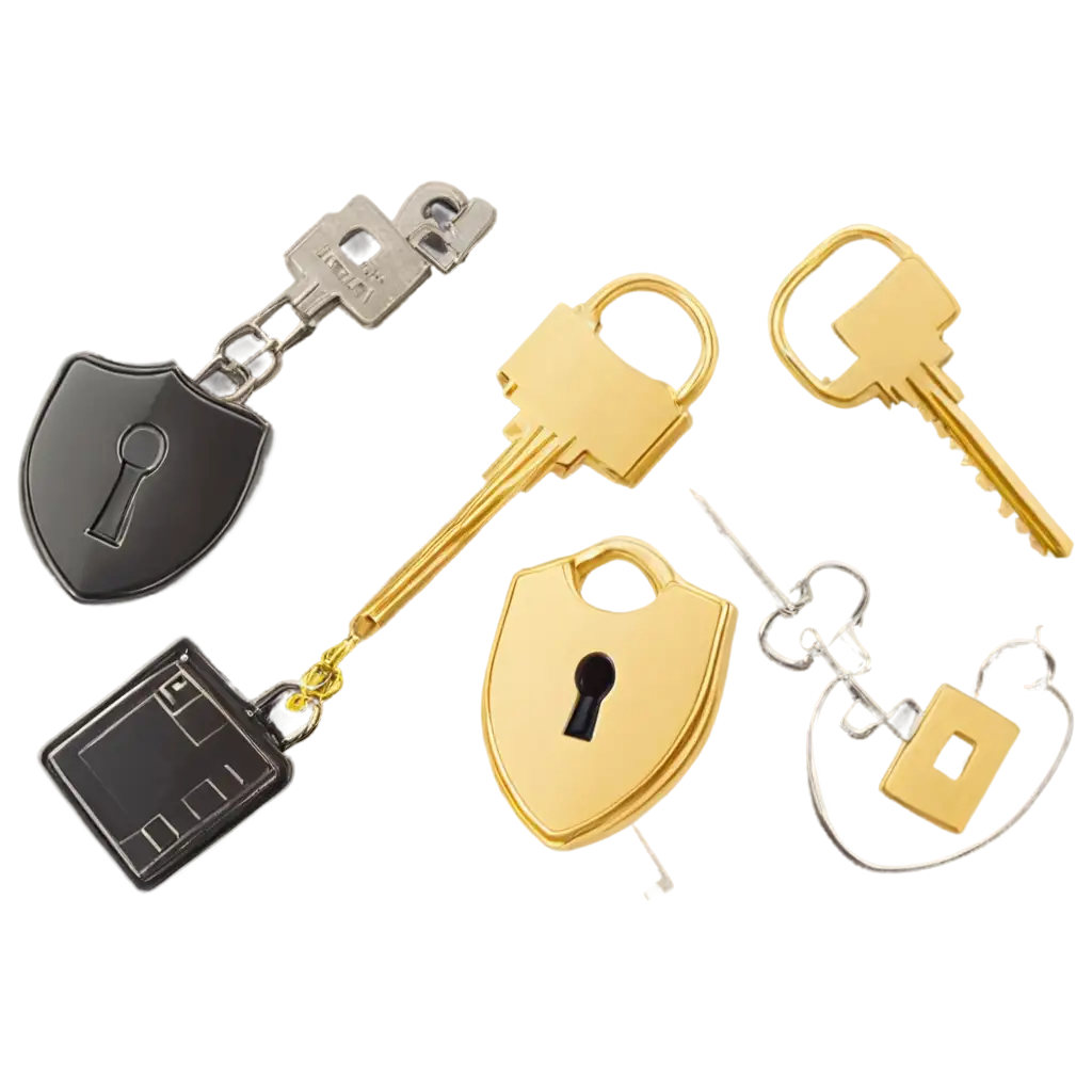 CybersecurityThemed-PNG-Image-with-Lock-and-Key-Symbols-Enhance-Online-Security-Visuals