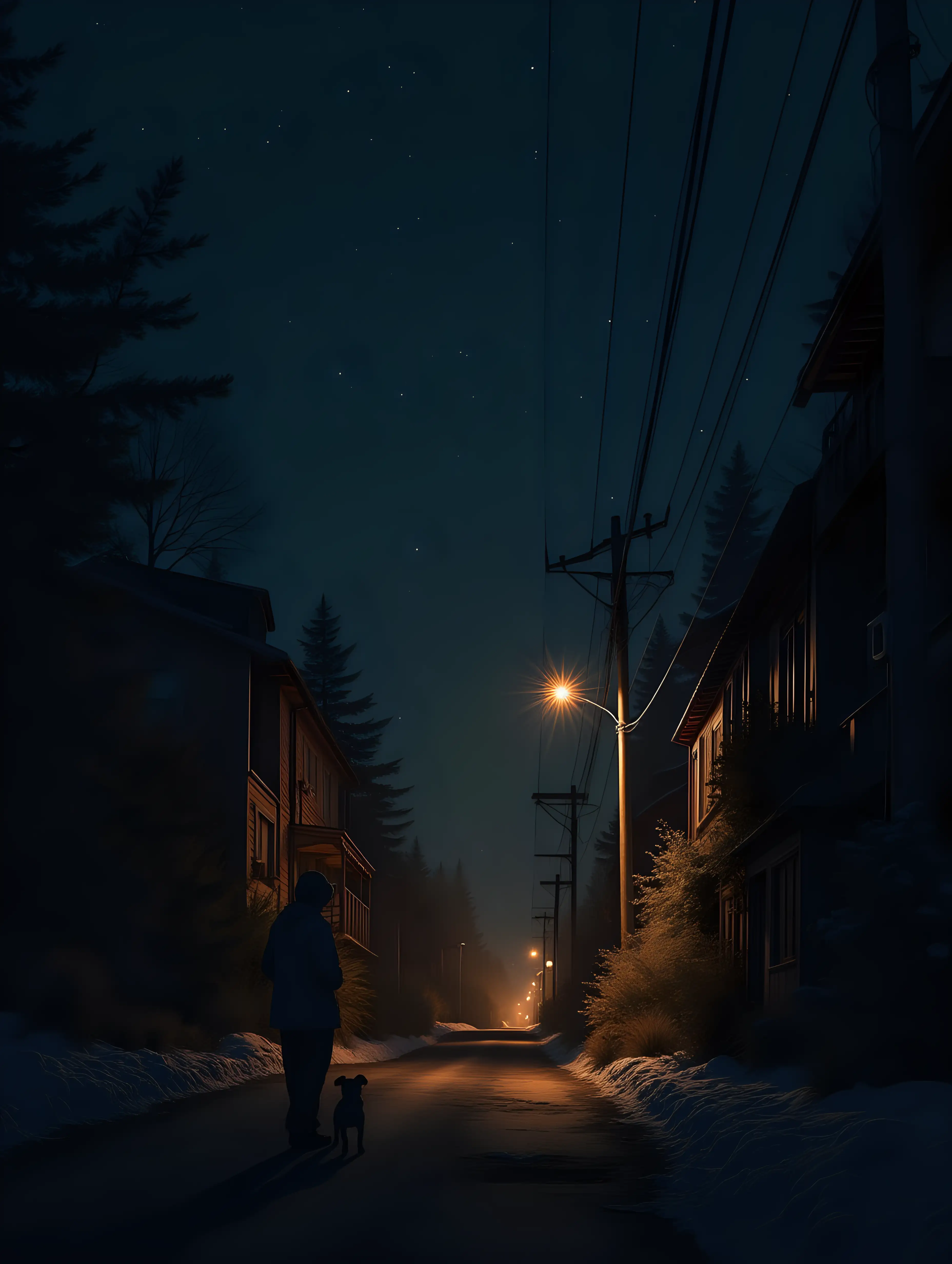 In the middle of the night