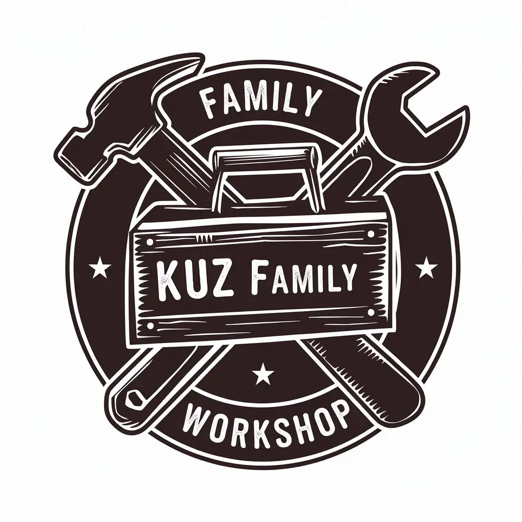 LOGO-Design-for-Kuz-Family-Workshop-Clean-and-Modern-Vector-Logo-for-Retail-Industry