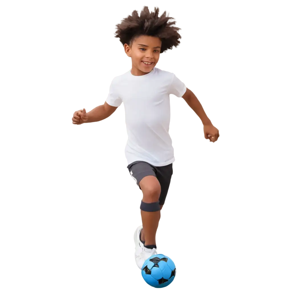 Dynamic-PNG-Image-of-a-Boy-Kicking-a-Ball-Muscle-Movement-and-Brain-Coordination