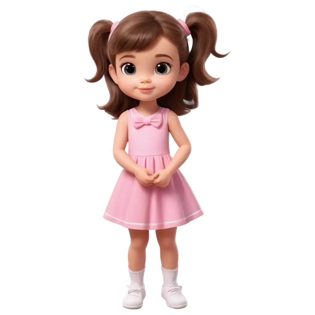 Realistic-PNG-Drawing-of-a-Sweet-Baby-Girl-Mascot-for-Toy-Store-Branding