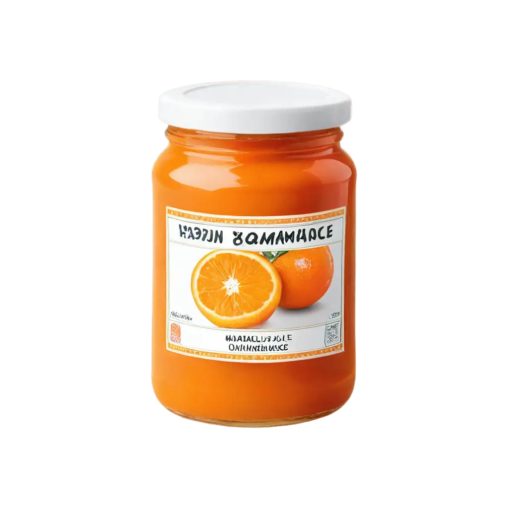 HighQuality-PNG-of-Jar-Marmalade-Orange-for-Versatile-Use