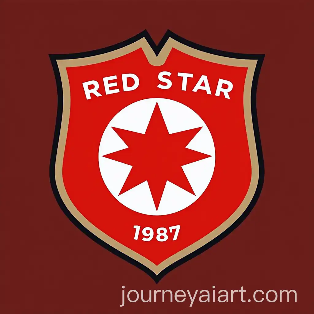 Creative-Variation-of-the-Red-Star-Belgrade-Club-Logo