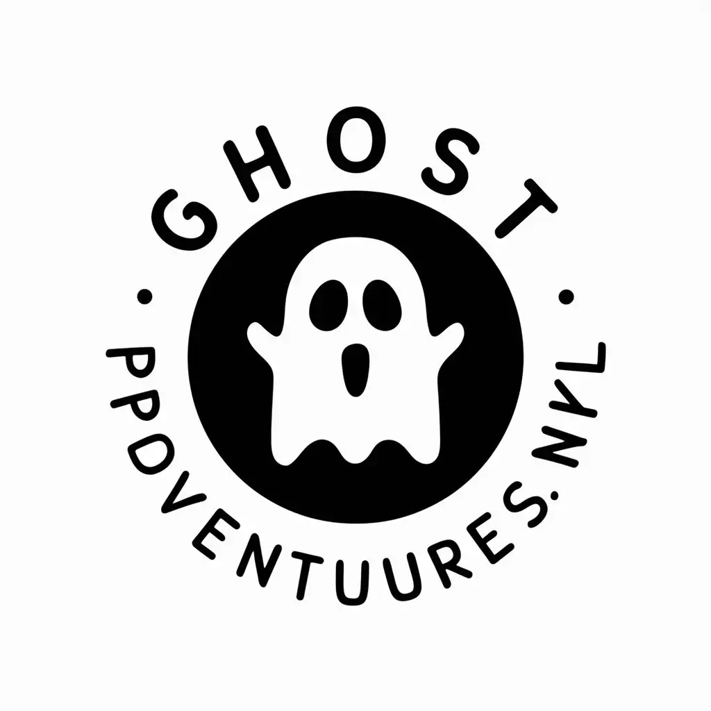 LOGO Design for GhostAdventuresNL Vector Logo with Ghost Paranormal Investigation Theme