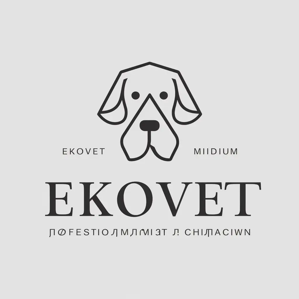 LOGO-Design-for-EKOVET-Professional-Vector-Logo-with-a-Focus-on-Pet-Care