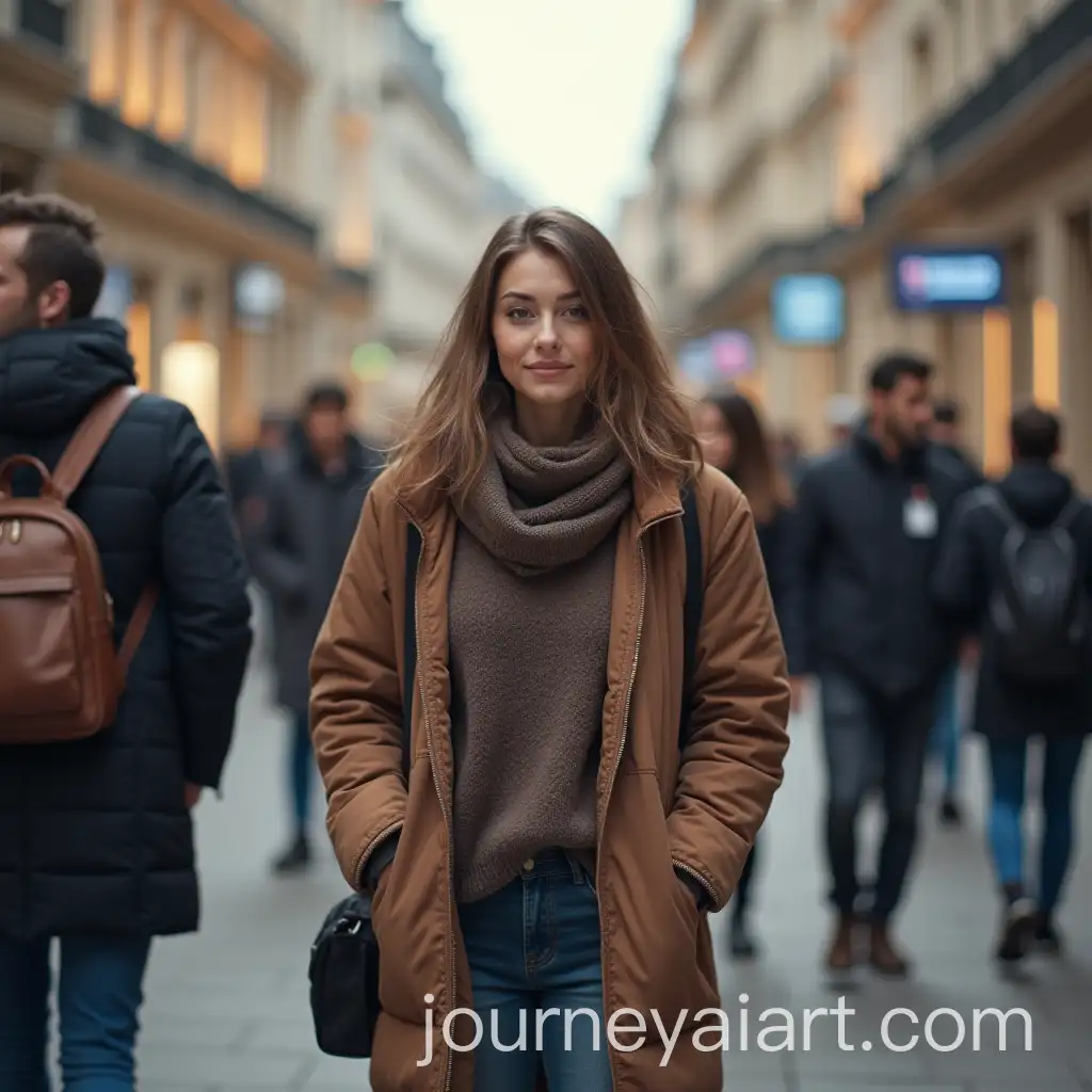 Woman-in-Public-Space-Urban-Setting