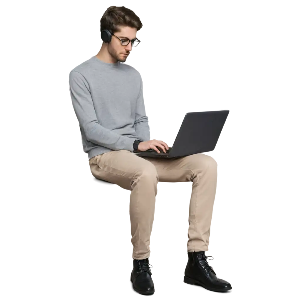 Professional-Coder-Working-on-Laptop-HighQuality-PNG-Portrait-for-Enhanced-Online-Presence