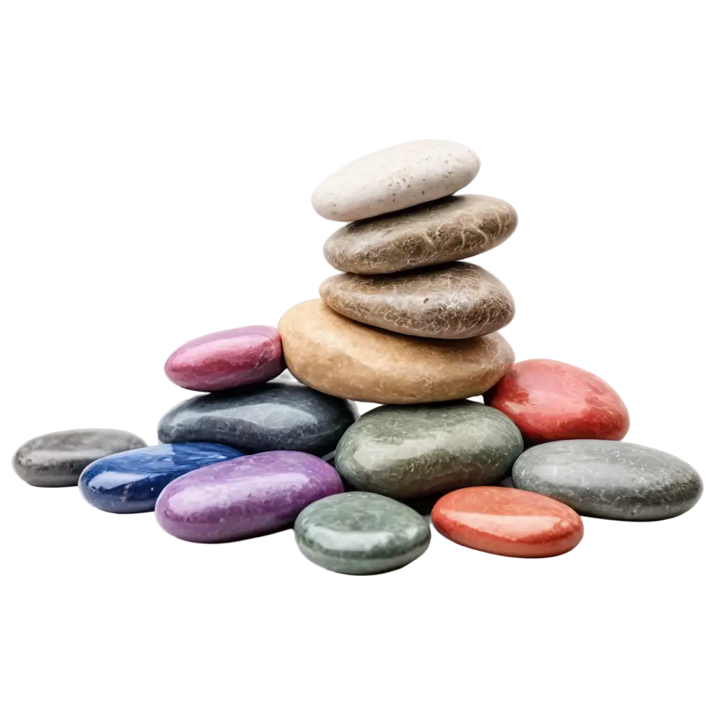 7-Very-Beautiful-and-Colorful-Stones-Stacked-in-PNG-Format