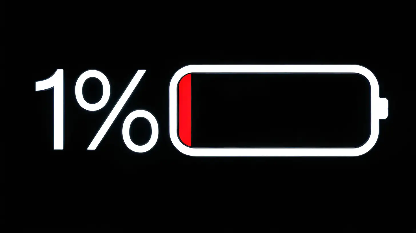 Pictogram of Mobile Phone Flashlight Charge Status in Vibrant Colors