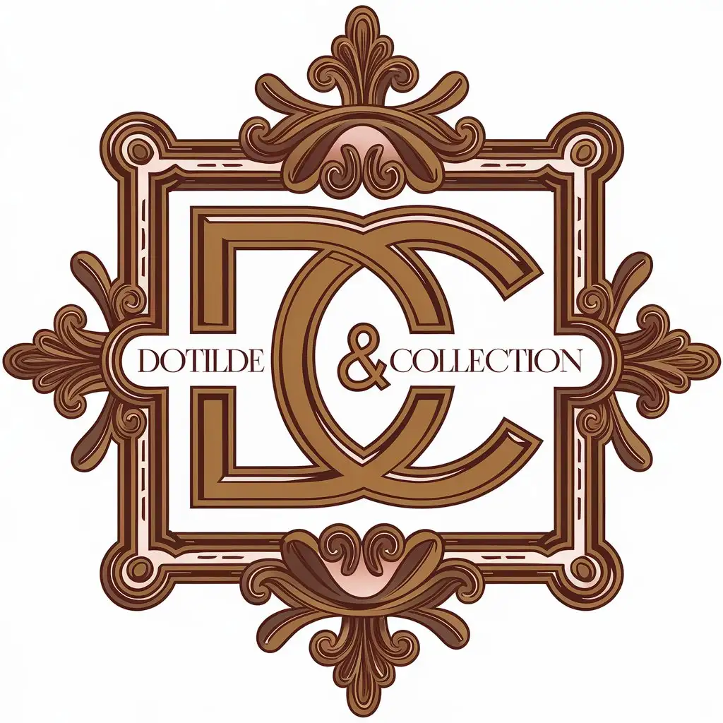 LOGO Design for dotilde Collection Vector with D C Symbol Complex Design Clear Background