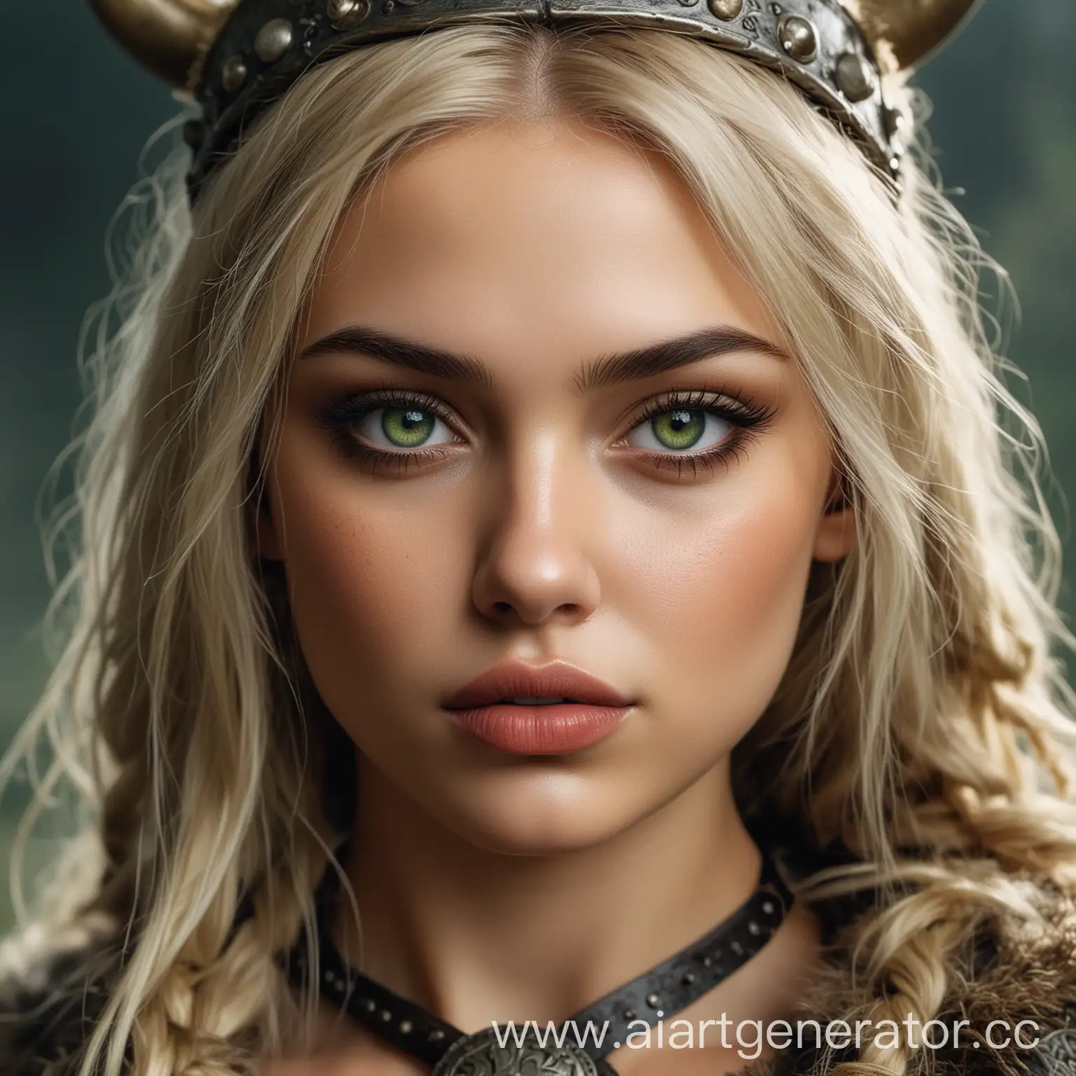 Viking-Warrior-Woman-with-Slavic-Features-and-Green-Eyes