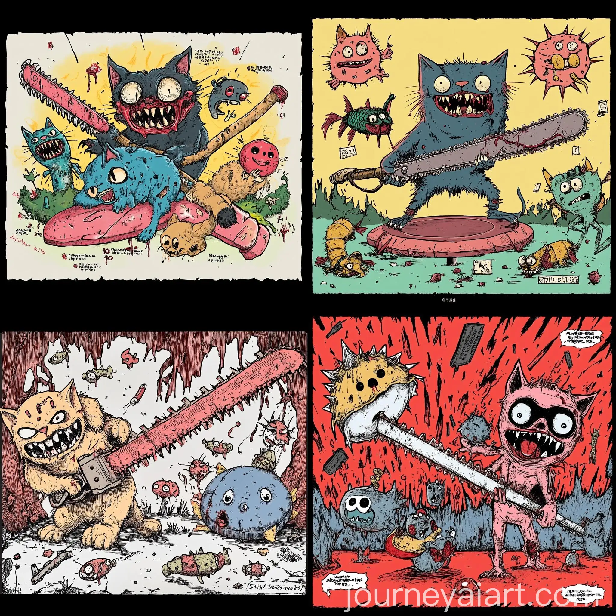 Unique-Animal-Combinations-Chainsaw-Cat-Zombie-SpongeBob-and-More