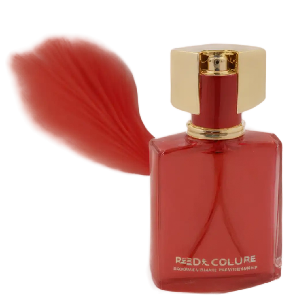 Red-Colour-Perfume-PNG-Image-HighQuality-Transparent-Visual-for-Creative-Projects