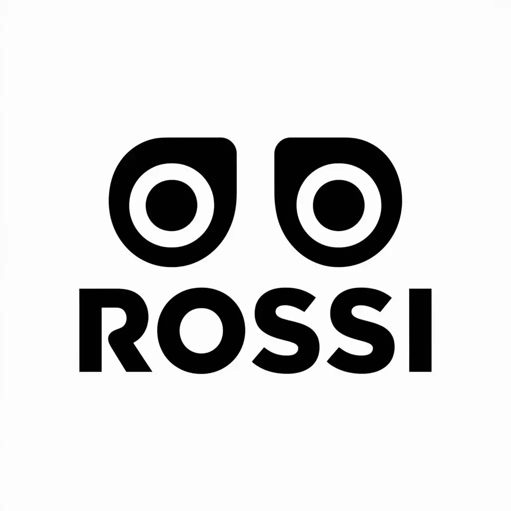 LOGO-Design-for-Rossi-Car-Headlights-Theme-in-Vector-Style-for-Music-Industry