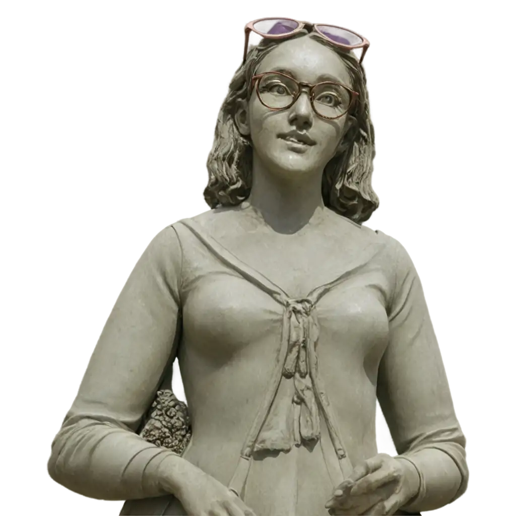 Unique-Statue-with-Glasses-PNG-AI-Art-Prompt