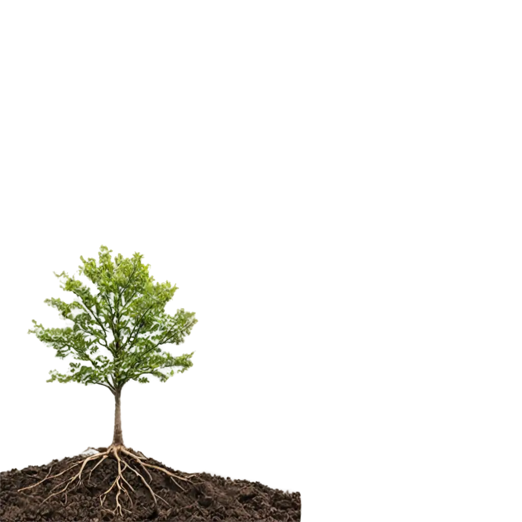 Enhanced-PNG-Image-of-a-Tree-with-Roots-HighQuality-Visual-Representation