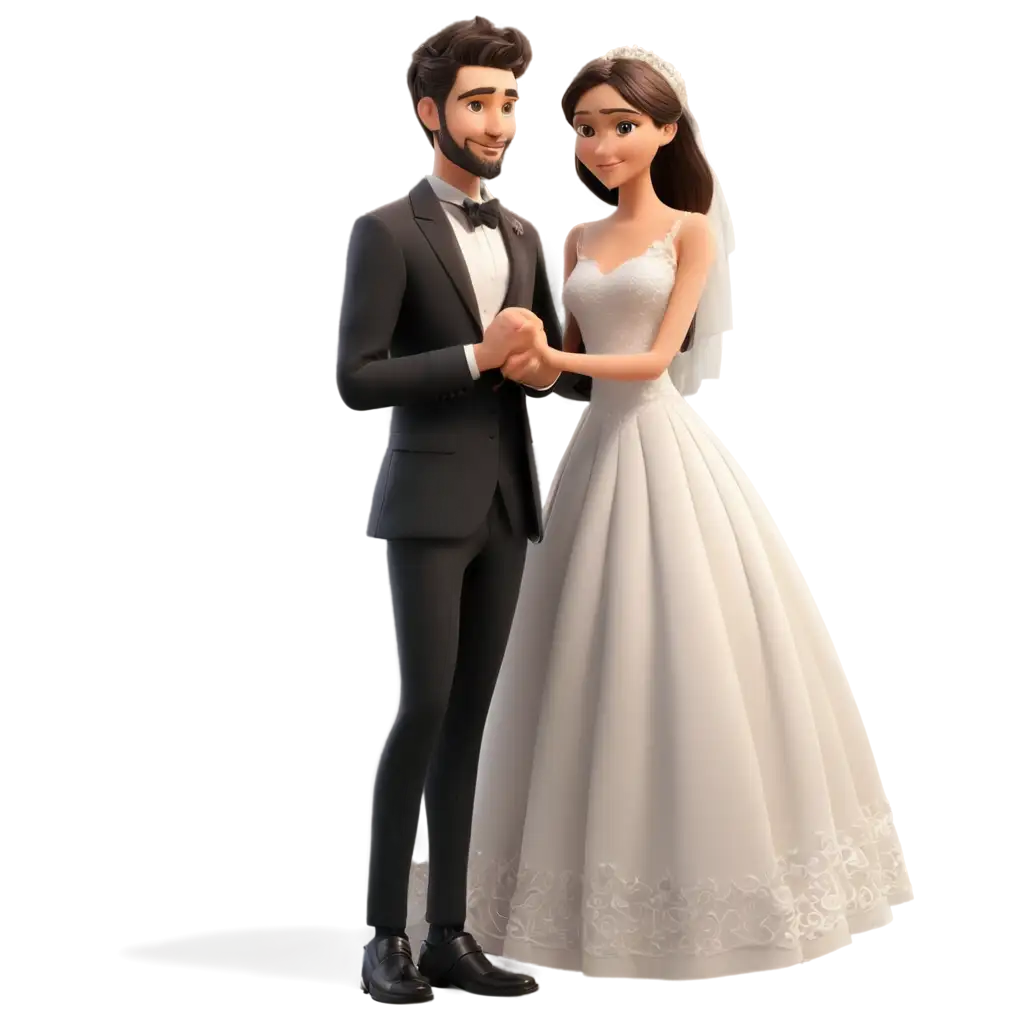 Wedding-Couple-Animated-in-2D-PNG-Format-for-Stunning-Visuals