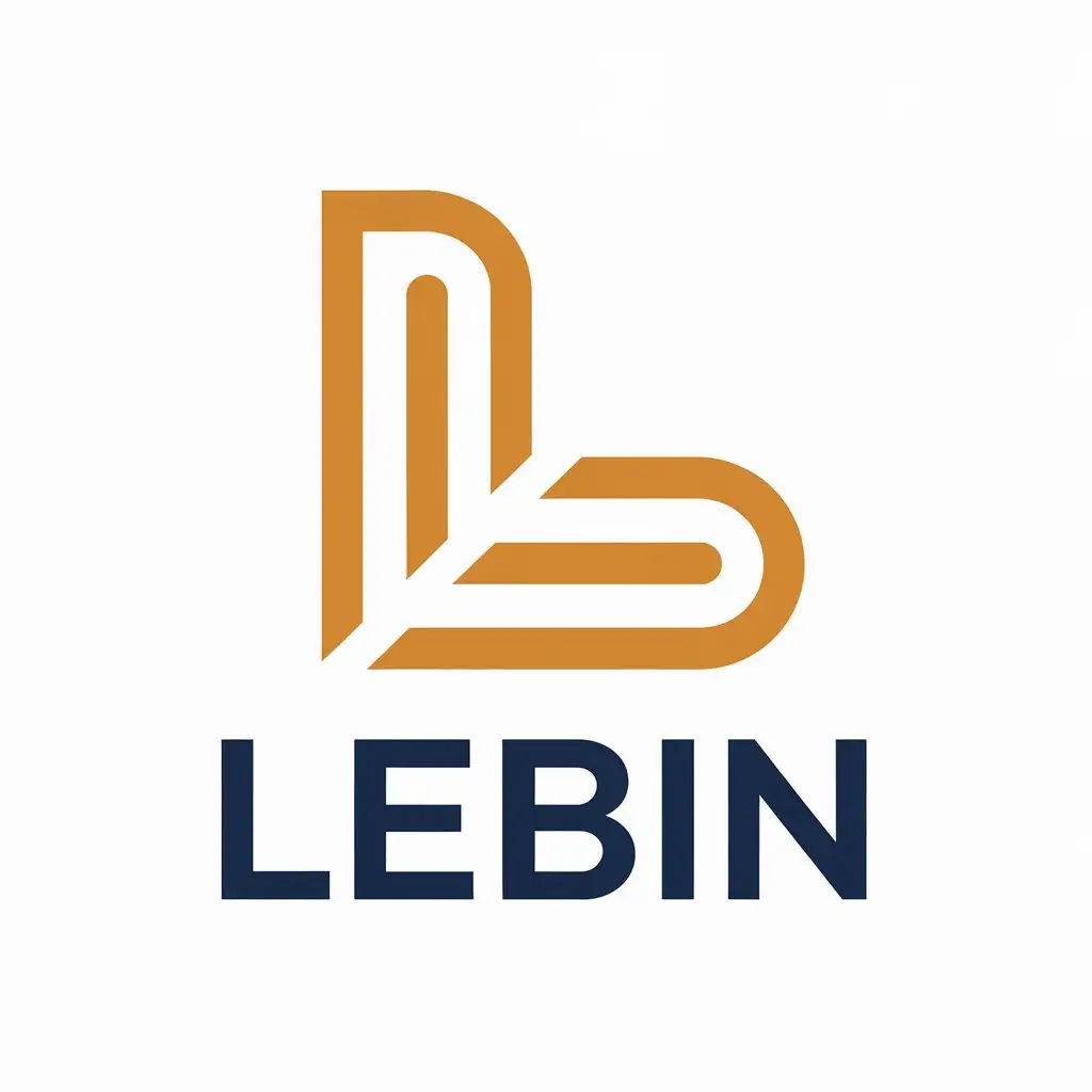 LOGO Design for Lebin Vector Text Logo for Retail Industry with Clear Background