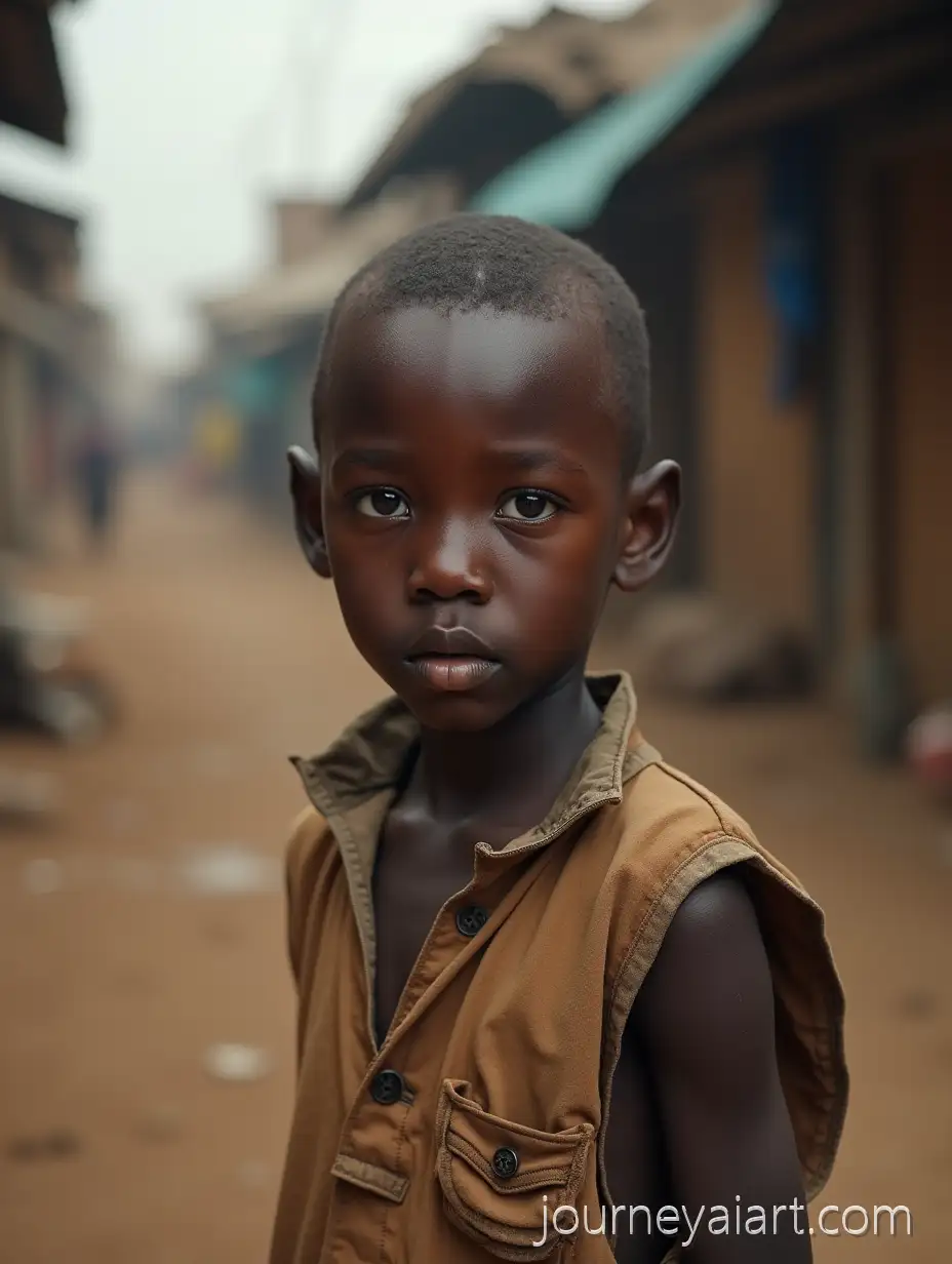Young-African-Boy-in-Dusty-Street-Market-with-Determined-Expression