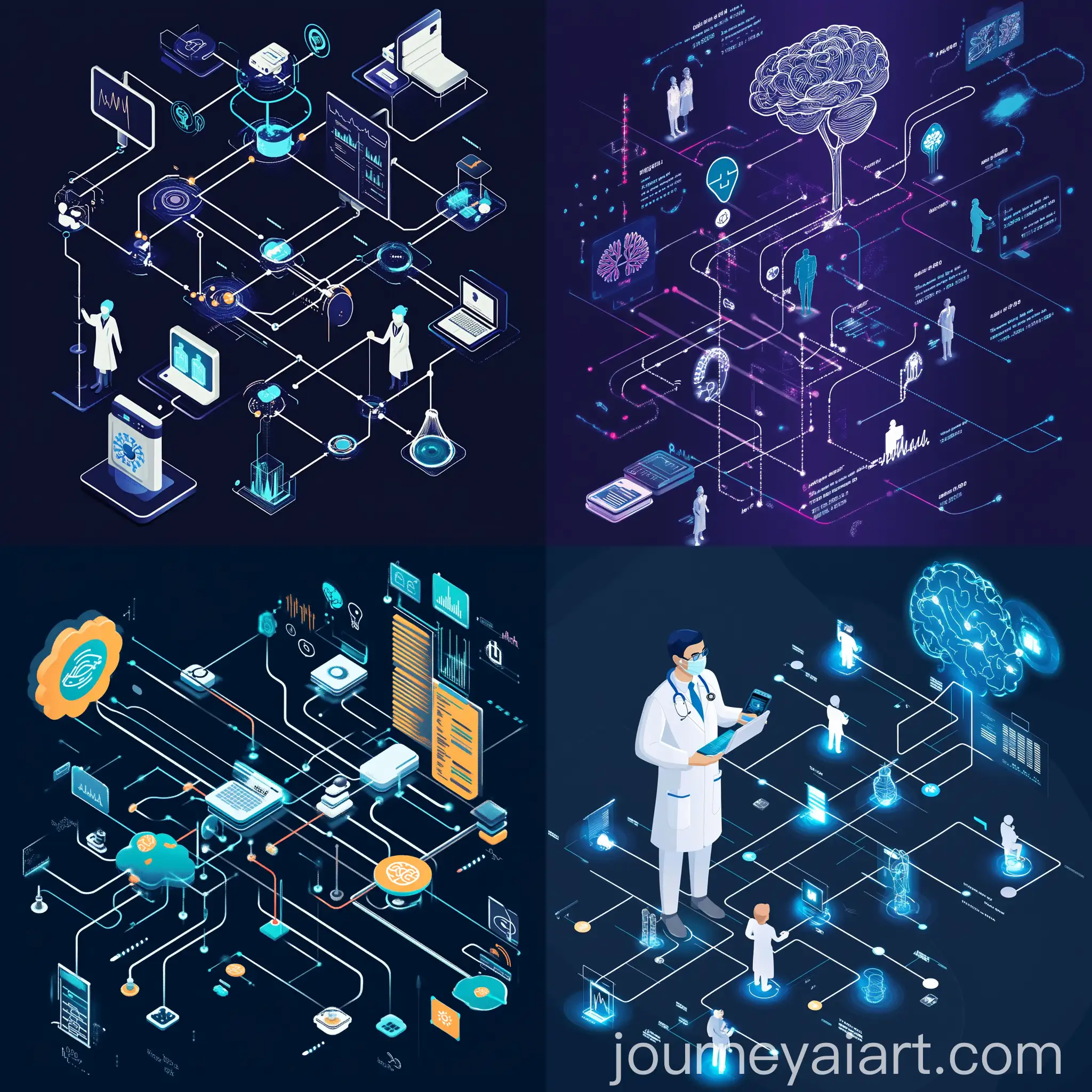 Infographic-Flow-of-AI-in-Healthcare-from-Data-Collection-to-Clinical-DecisionMaking
