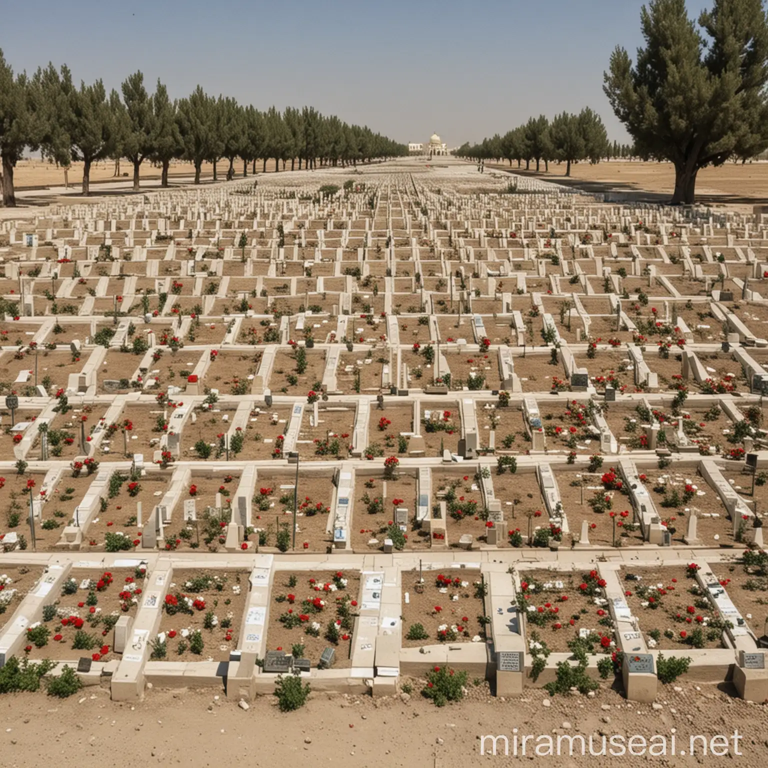 Isfahan Cemetery of Martyrs IranIraq War Memorial