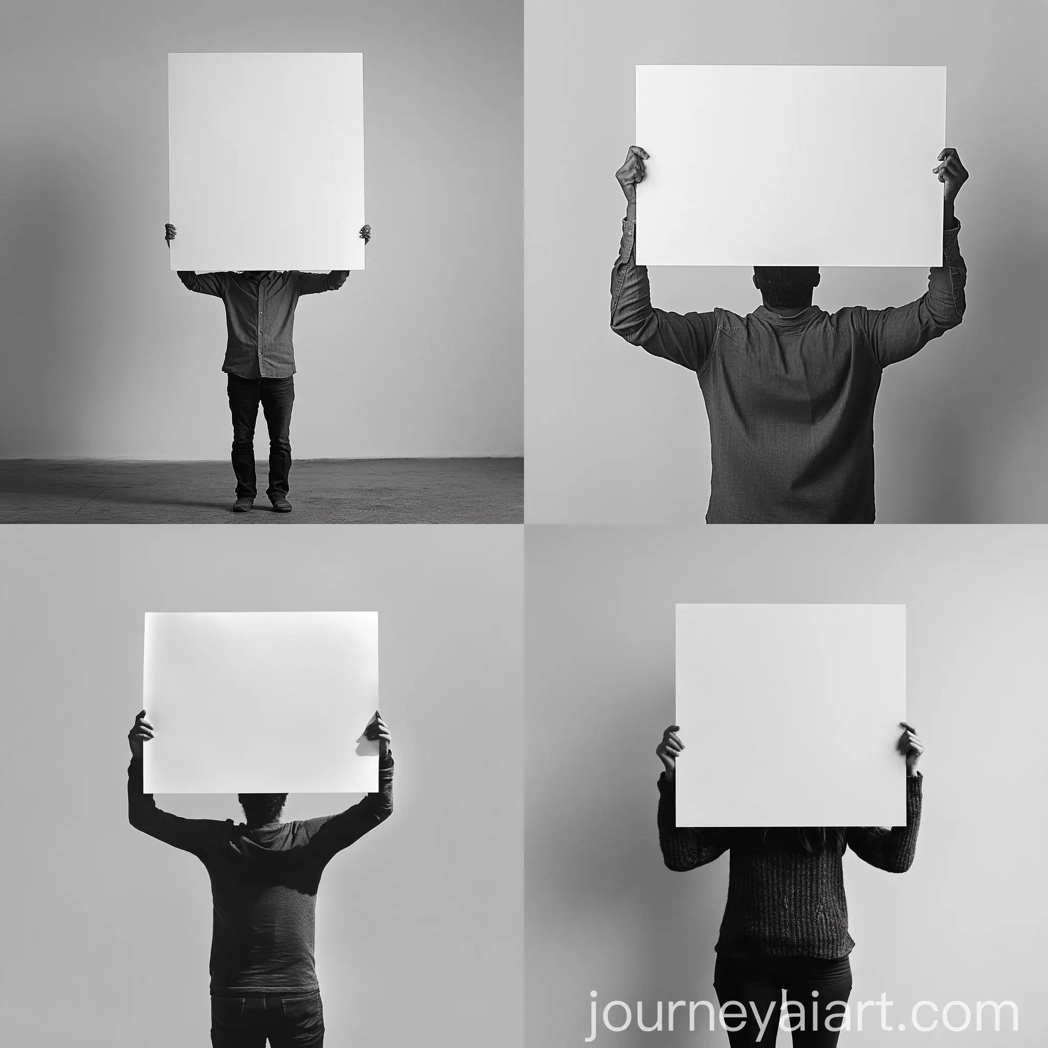 Indian-Activist-Holding-Protest-Poster-in-Minimalist-Setting