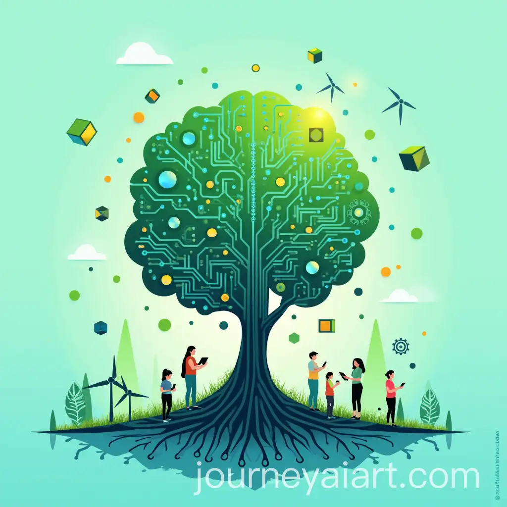 Innovative-Digital-Poster-Illustrating-Technologys-Role-in-Sustainable-Growth