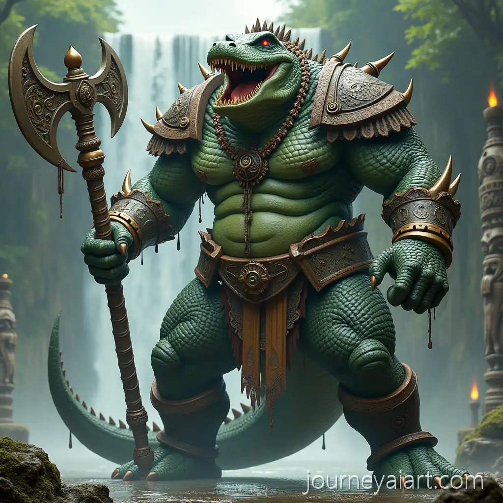 Colossal-Anthropomorphic-Crocodile-Warrior-in-Epic-Fantasy-Battle-Scene
