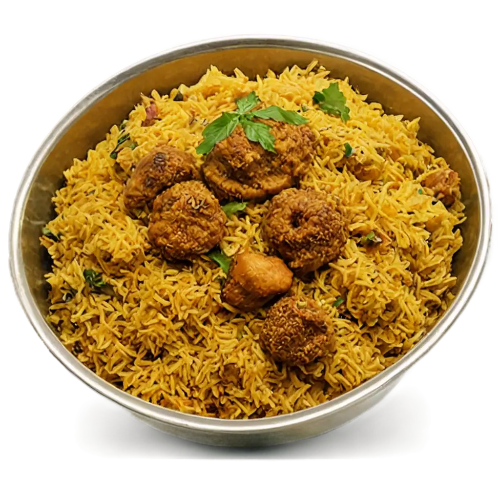 HighQuality-PNG-Images-of-Biryani-Enhance-Your-Culinary-Visuals