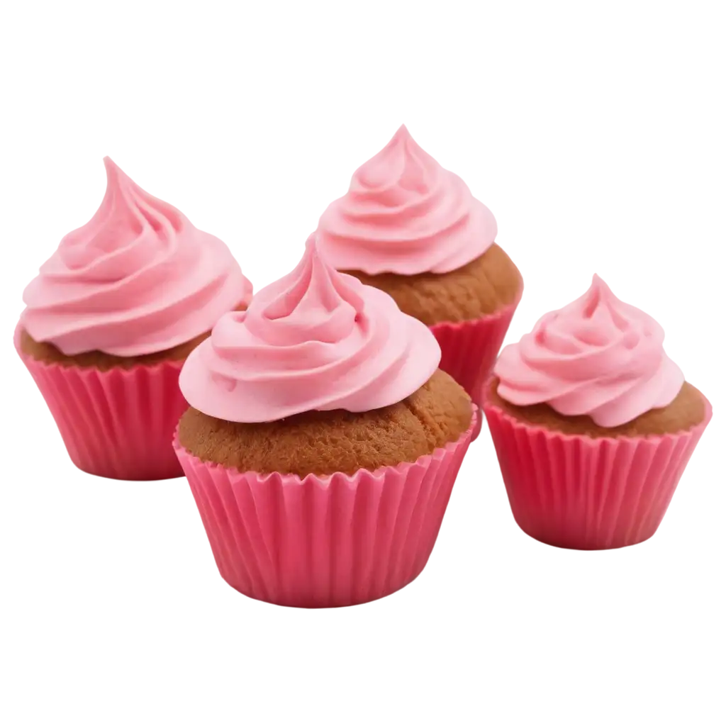 Red-Pink-Cupcake-PNG-Image-for-Digital-Use