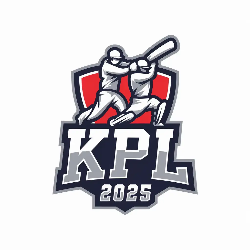 LOGO Design for KPL 2025 Vector Cricket Match Symbol for Sports Fitness Industry