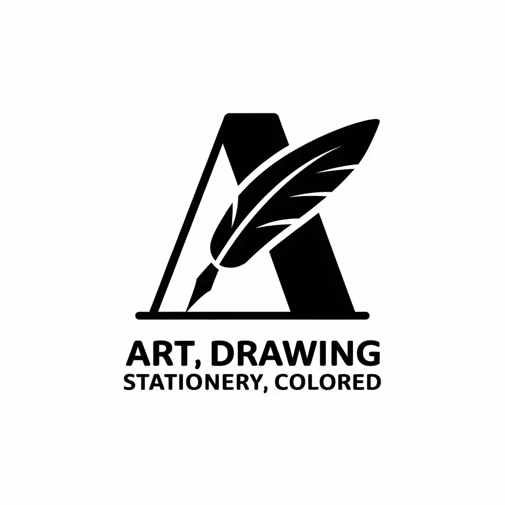 a vector logo design,with the text "art, drawing, art, stationery, colored", main symbol:MYUKZFF,Moderate,be used in Retail industry,clear background