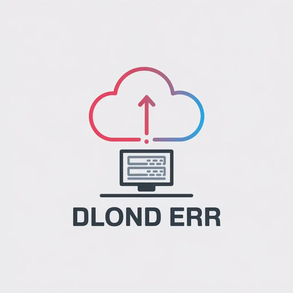 LOGO Design for Cloud ERP Abstract Cloud Symbol with Hidden Text Integration