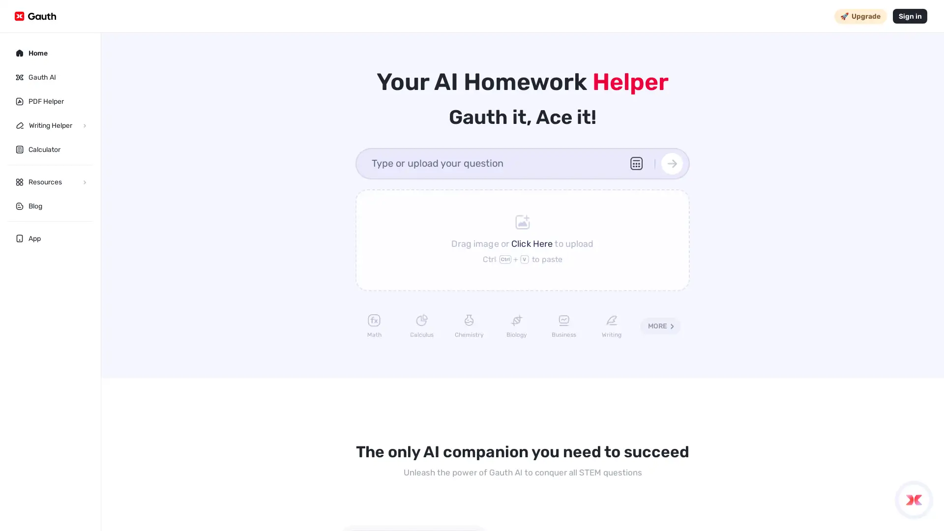 Your ultimate AI-powered homework and study helper.