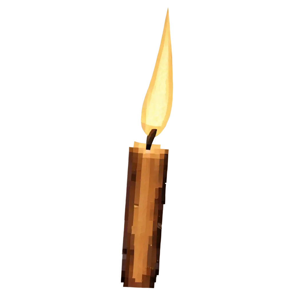 2D-Candle-Pixel-PNG-Image-for-HighQuality-Digital-Projects