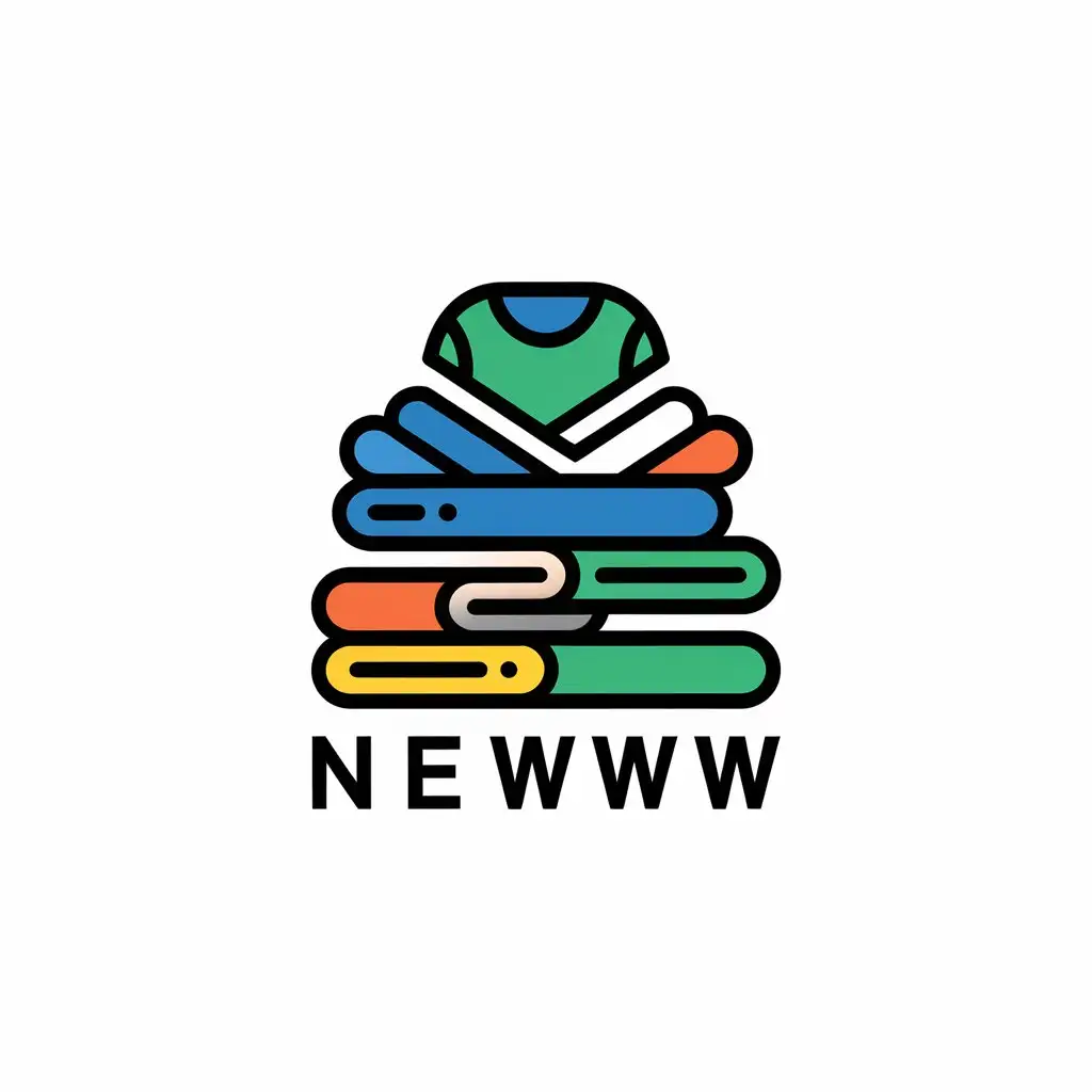 LOGO-Design-for-NewWave-Innovative-Clothing-Industry-with-a-Modern-Twist