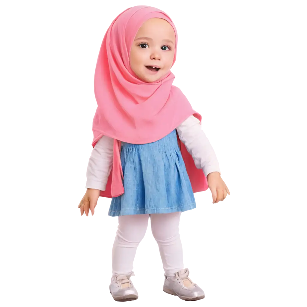 Funny-Little-Girl-with-Pink-Hijab-PNG-Image-HighQuality-and-Versatile-Design-for-Your-Creative-Projects