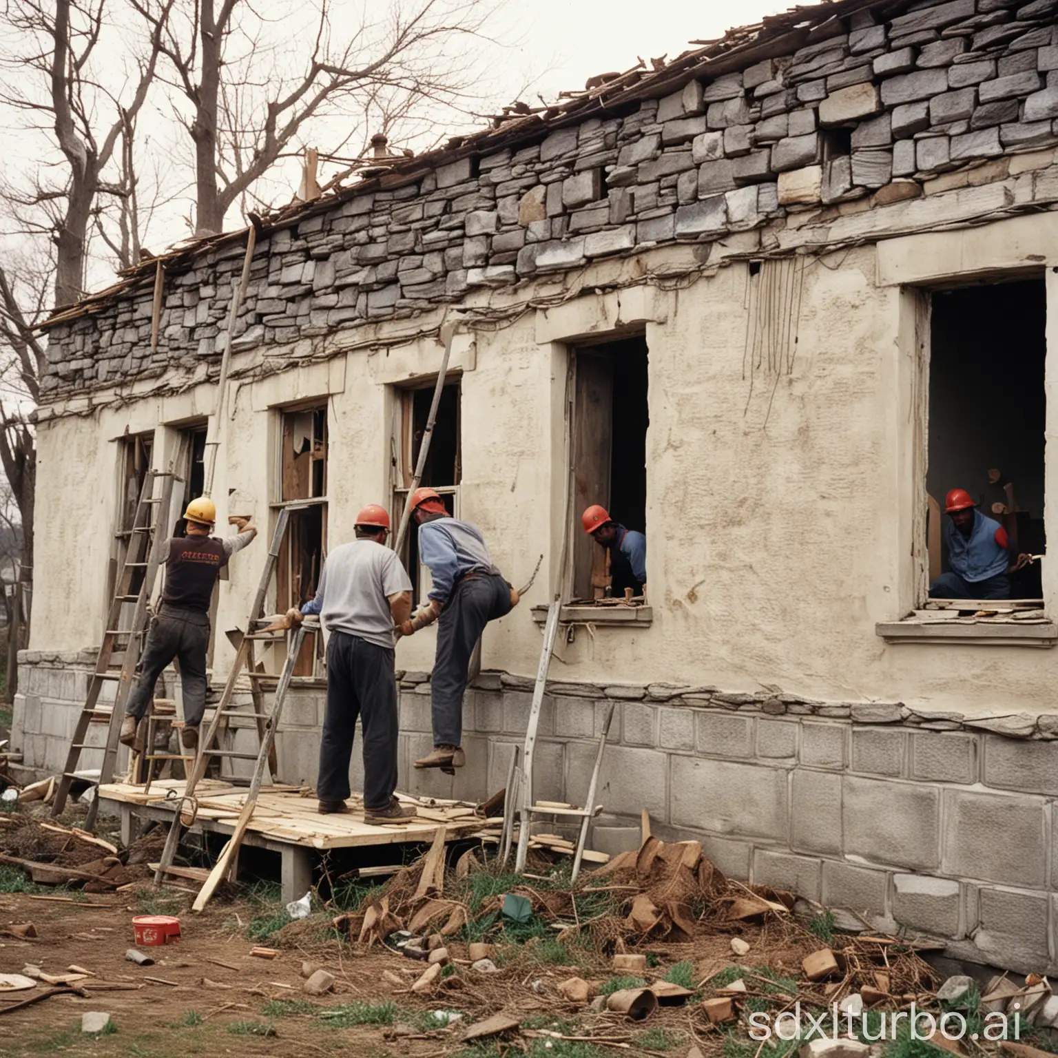 Restoration-Workers-Renovating-an-Antique-House