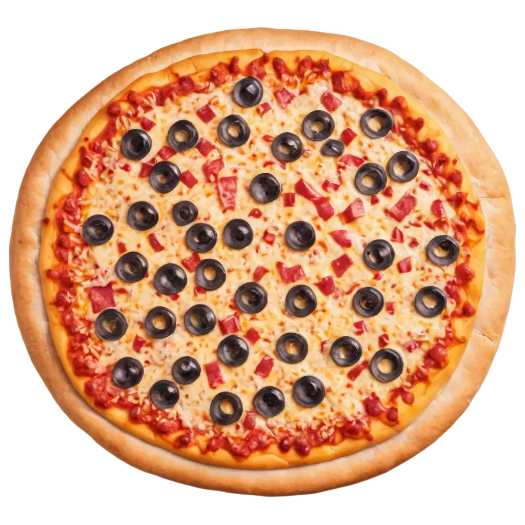 Italian-Pizza-PNG-Delicious-CircleShaped-Pizza-from-Top-View