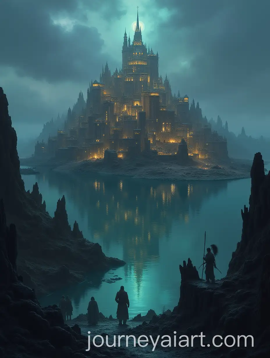 Fantasy-City-of-Lost-Haven-Contrast-of-Siltwater-Slums-and-Luminara-District