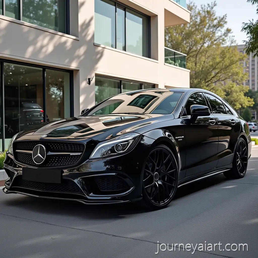 Mercedes-CLS-AMG-63-Parked-Next-to-Toyota-Land-CruiserCar-Comparison-Scene-in-Black